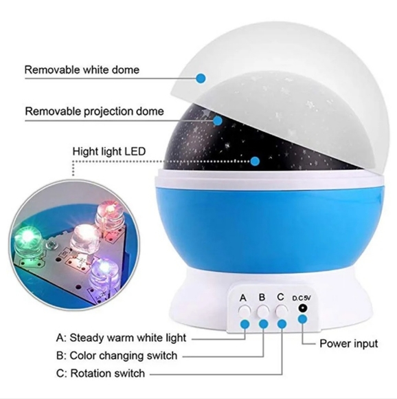 Rotating Star Lamp Projector - Picture 8 of 8